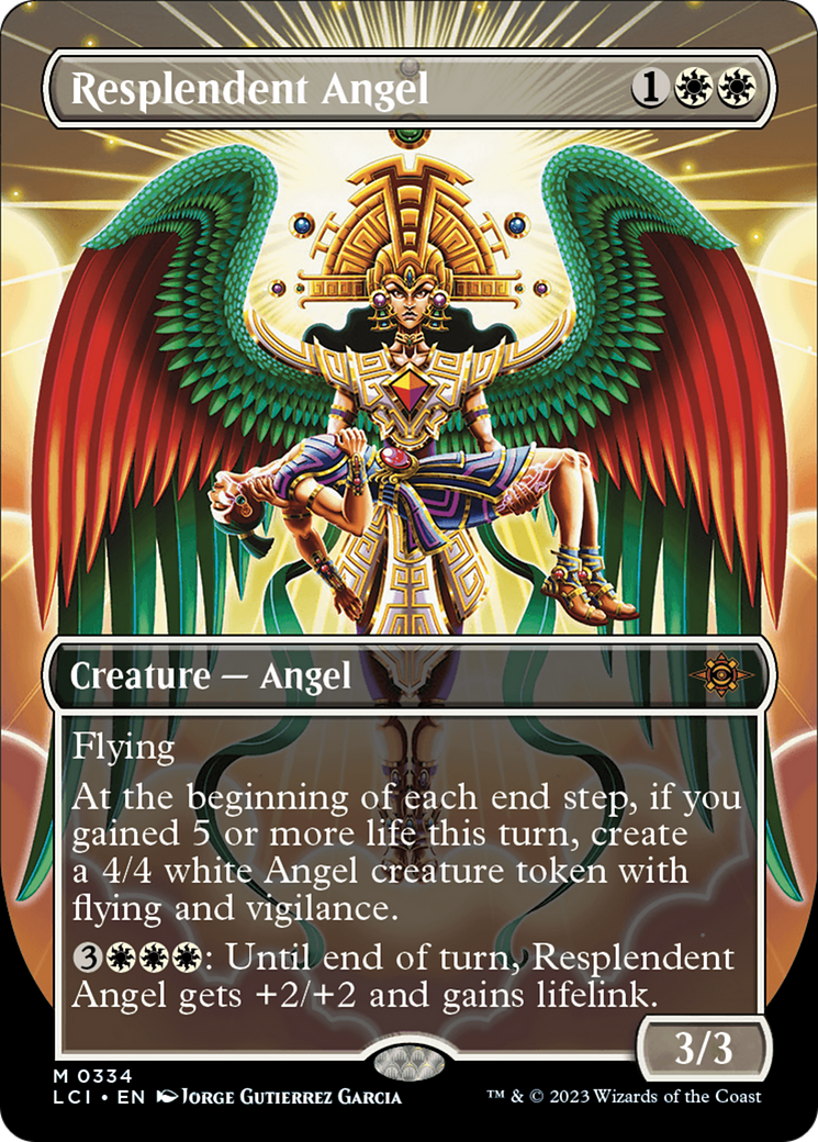 Resplendent Angel (Borderless) [The Lost Caverns of Ixalan] | Exor Games Bridgewater