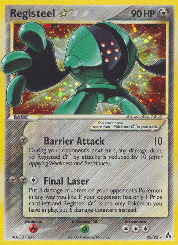 Registeel Star (92/92) [EX: Legend Maker] | Exor Games Bridgewater