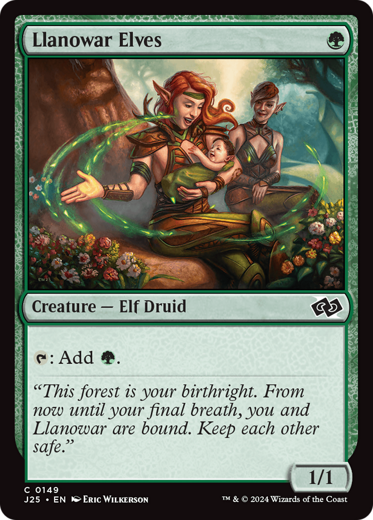 Llanowar Elves [Foundations Jumpstart] | Exor Games Bridgewater