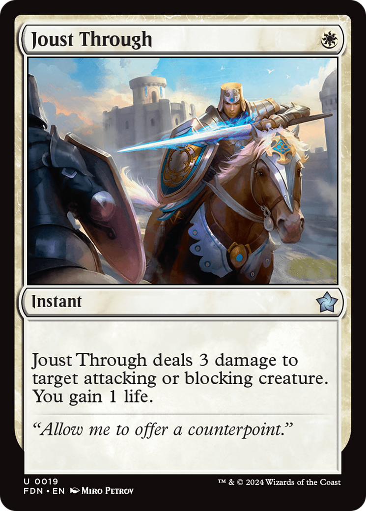 Joust Through [Foundations] | Exor Games Bridgewater