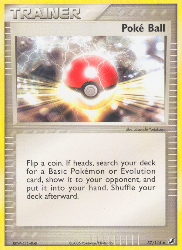 Poke Ball (87/115) [EX: Unseen Forces] | Exor Games Bridgewater