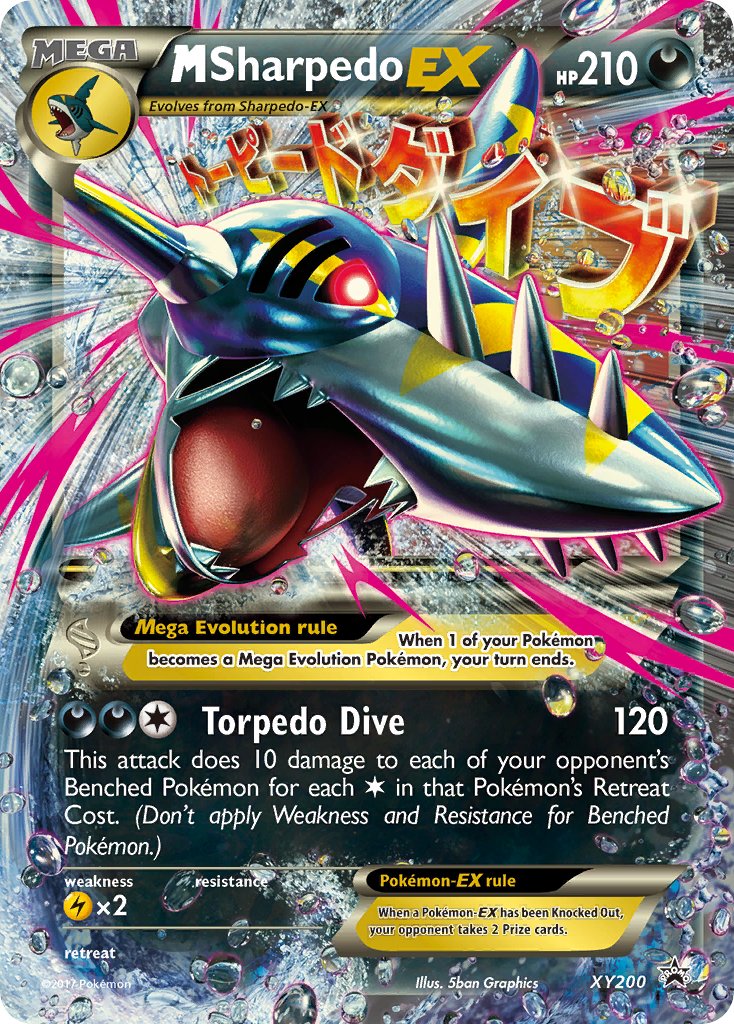 M Sharpedo EX (XY200) [XY: Black Star Promos] | Exor Games Bridgewater