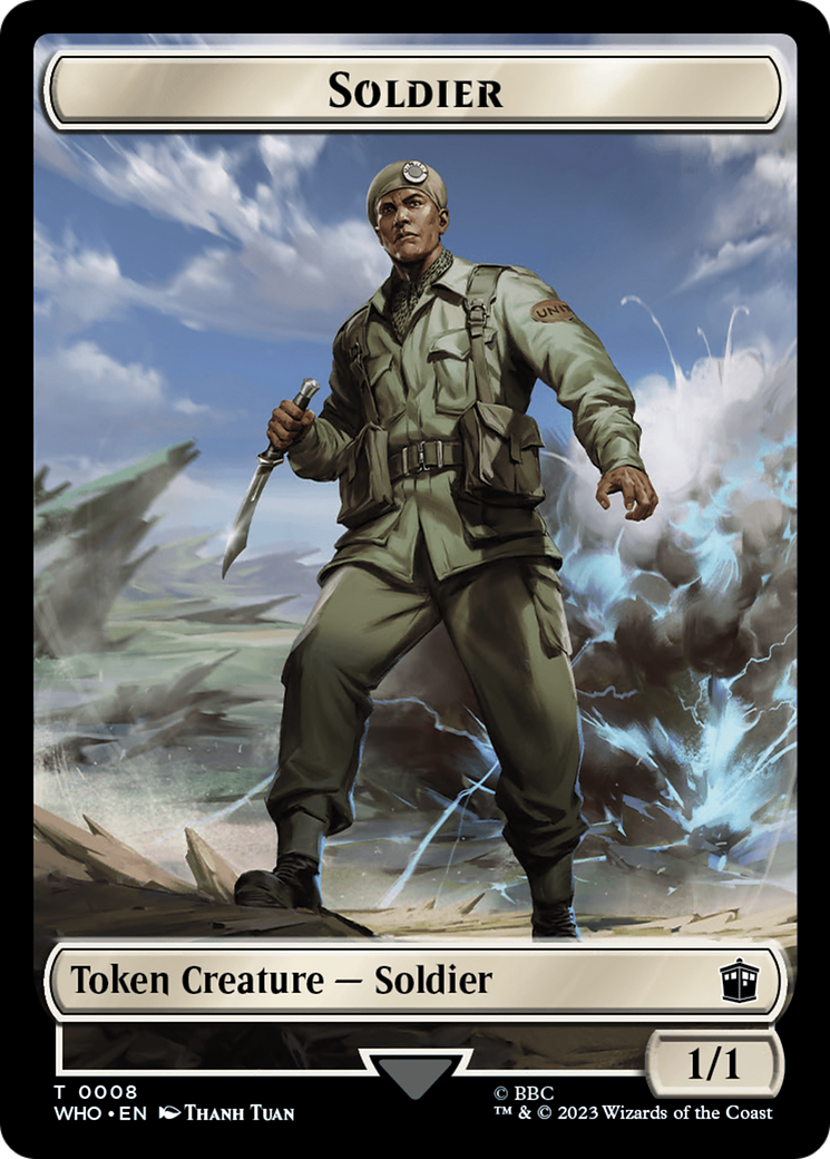 Soldier // Treasure (0030) Double-Sided Token [Doctor Who Tokens] | Exor Games Bridgewater