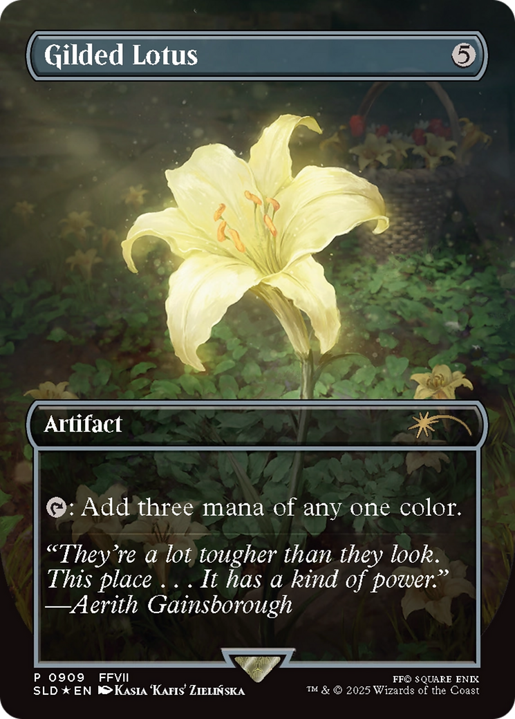 Gilded Lotus (Rainbow Foil) (909) [Secret Lair Drop Series] | Exor Games Bridgewater