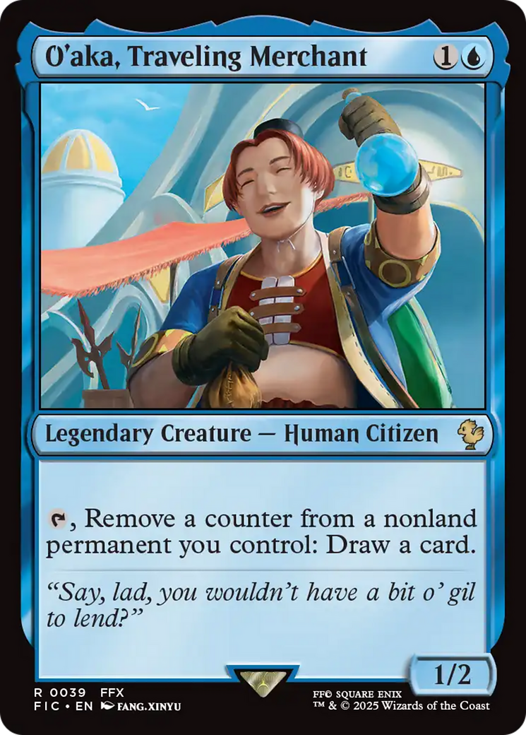 O'aka, Traveling Merchant [FINAL FANTASY Commander] | Exor Games Bridgewater