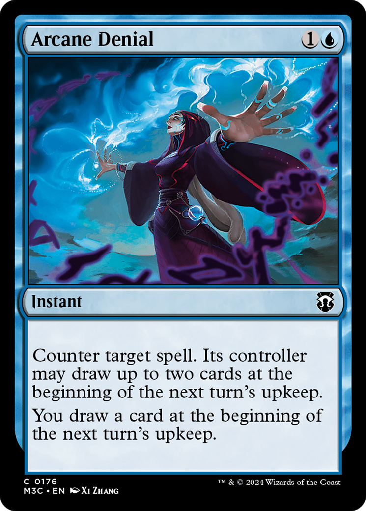 Arcane Denial (Ripple Foil) [Modern Horizons 3 Commander] | Exor Games Bridgewater