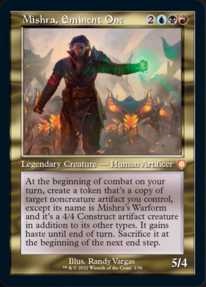 Mishra, Eminent One (001) (Retro) [The Brothers' War Commander] | Exor Games Bridgewater