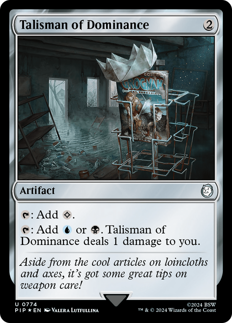 Talisman of Dominance (Surge Foil) [Fallout] | Exor Games Bridgewater