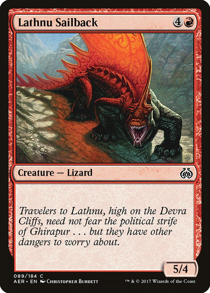 Lathnu Sailback [Aether Revolt] | Exor Games Bridgewater