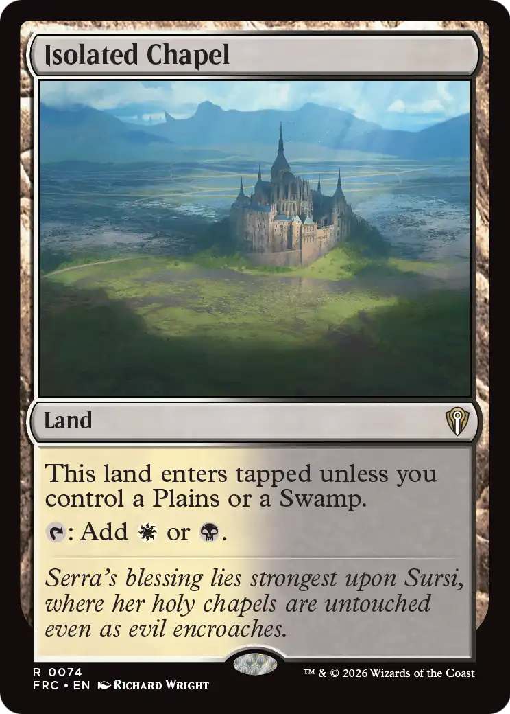 Isolated Chapel [Reality Fracture Commander] | Exor Games Bridgewater