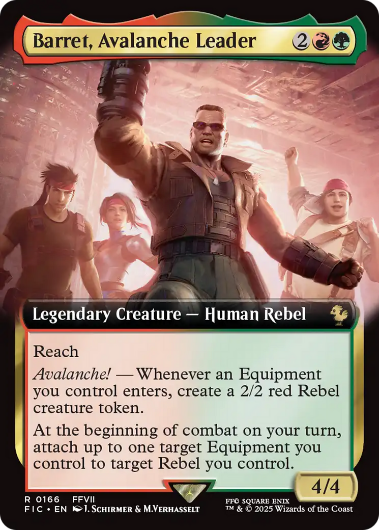 Barret, Avalanche Leader (Extended Art) [FINAL FANTASY Commander] | Exor Games Bridgewater