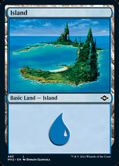 Island (483) (Foil Etched) [Modern Horizons 2] | Exor Games Bridgewater