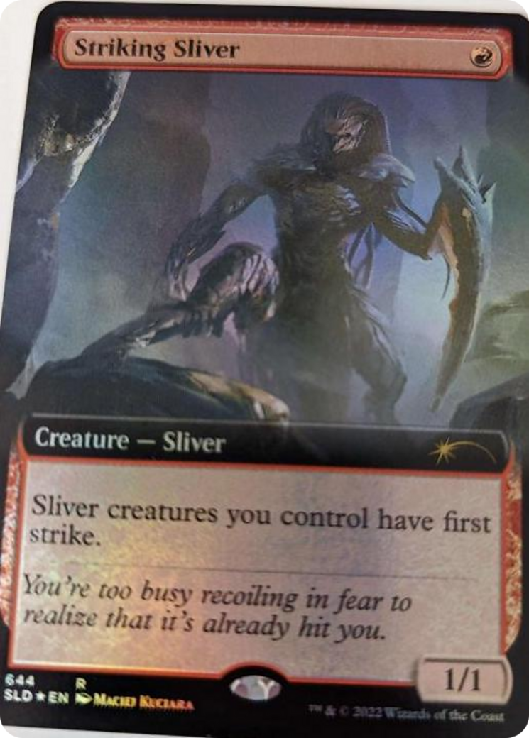 Striking Sliver (Extended Art) [Secret Lair Drop Series] | Exor Games Bridgewater