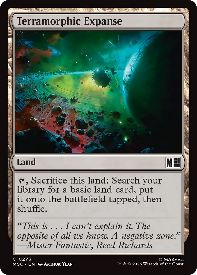 Terramorphic Expanse (0273) (Surge Foil) [Marvel Super Heroes Commander] | Exor Games Bridgewater