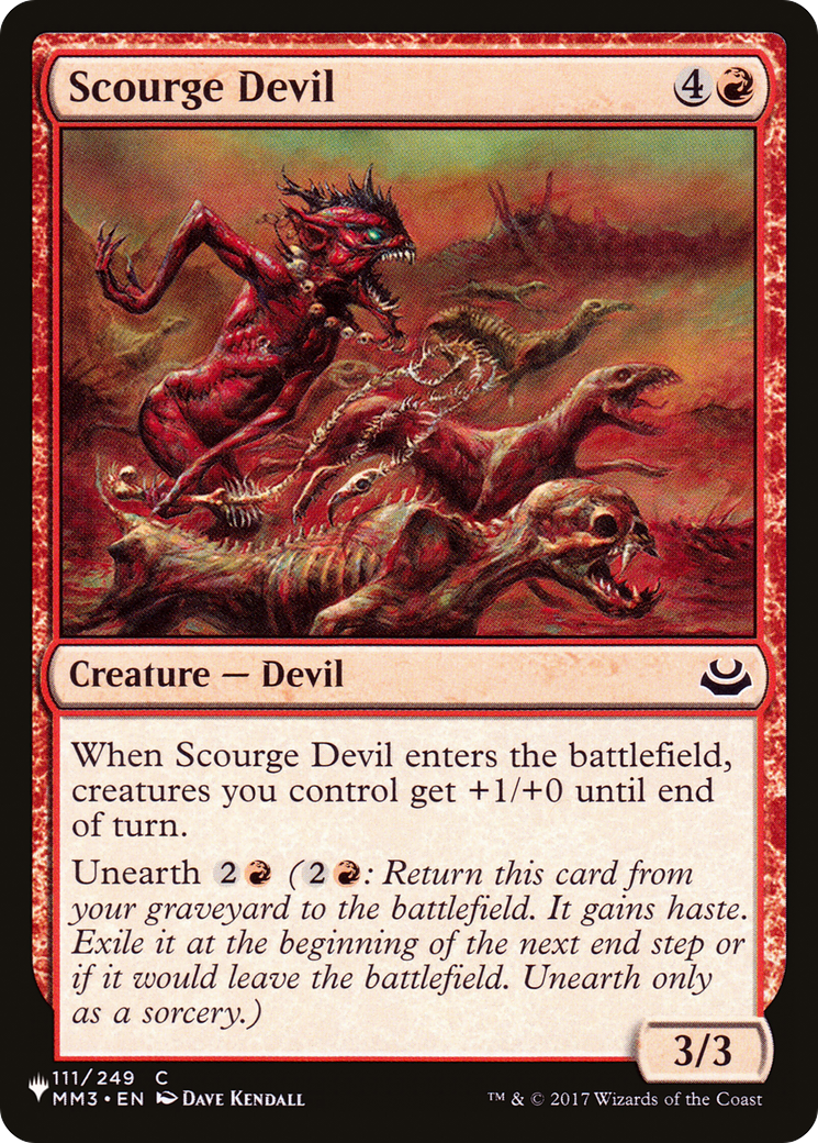 Scourge Devil [The List Reprints] | Exor Games Bridgewater