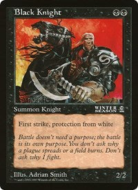 Black Knight (Oversized) [Oversize Cards] | Exor Games Bridgewater