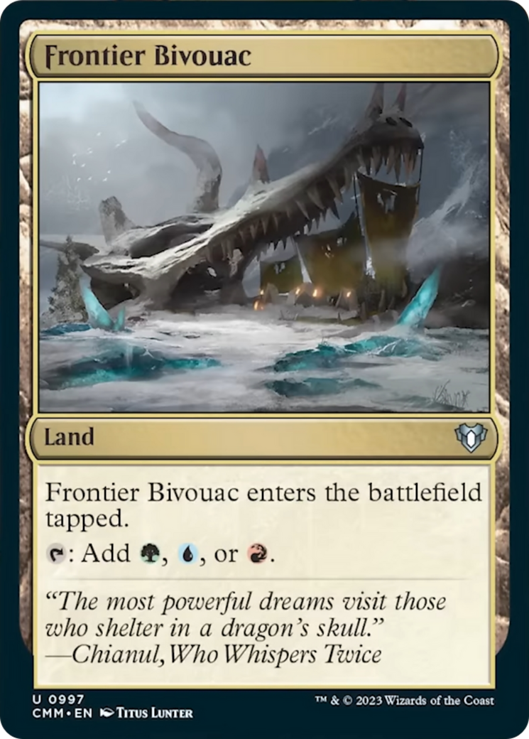 Frontier Bivouac [Commander Masters] | Exor Games Bridgewater