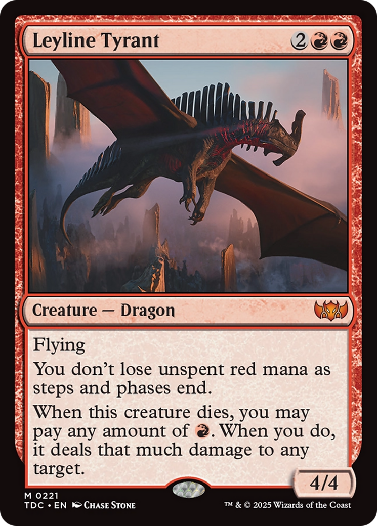 Leyline Tyrant [Tarkir: Dragonstorm Commander] | Exor Games Bridgewater