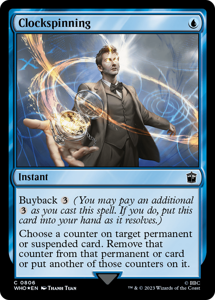 Clockspinning (Surge Foil) [Doctor Who] | Exor Games Bridgewater