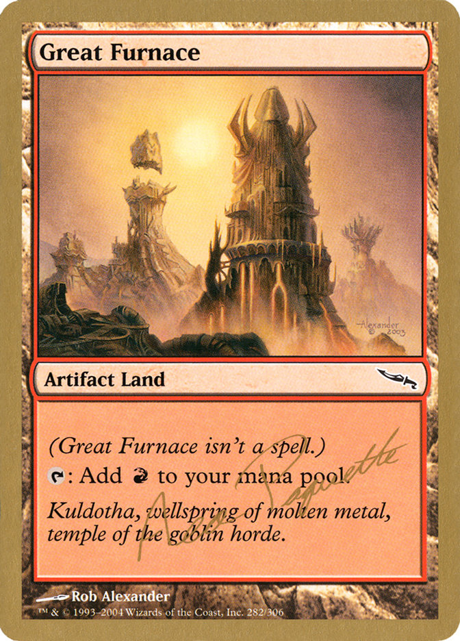 Great Furnace (Aeo Paquette) [World Championship Decks 2004] | Exor Games Bridgewater