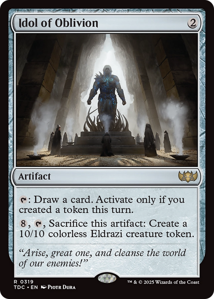 Idol of Oblivion [Tarkir: Dragonstorm Commander] | Exor Games Bridgewater