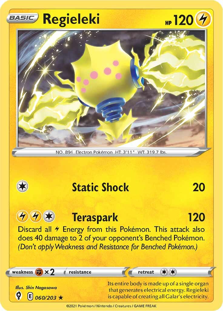 Regieleki (060/203) (Theme Deck Exclusive) [Sword & Shield: Evolving Skies] | Exor Games Bridgewater