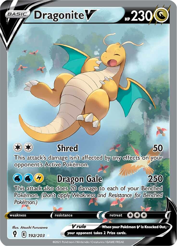 Dragonite V (192/203) [Sword & Shield: Evolving Skies] | Exor Games Bridgewater