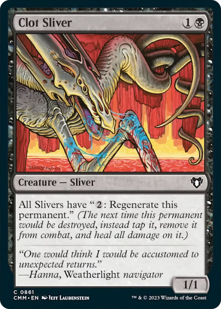 Clot Sliver [Commander Masters] | Exor Games Bridgewater