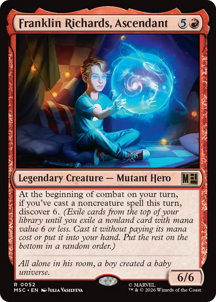 Franklin Richards, Ascendant (Surge Foil) [Marvel Super Heroes Commander] | Exor Games Bridgewater