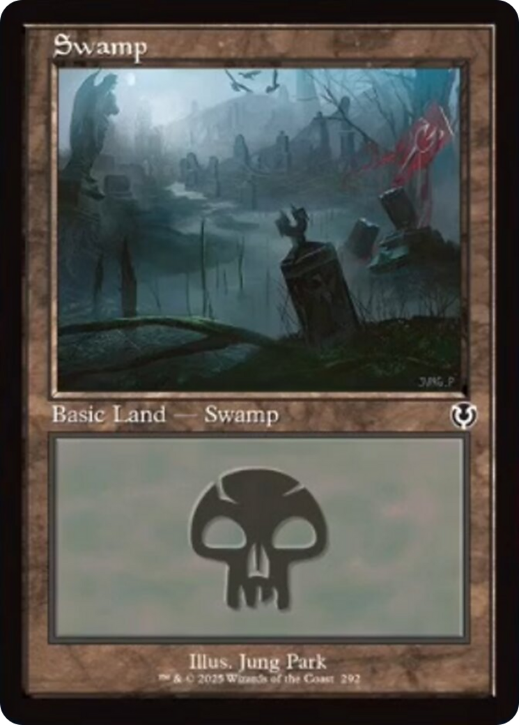 Swamp (292) (Retro Frame) [Innistrad Remastered] | Exor Games Bridgewater