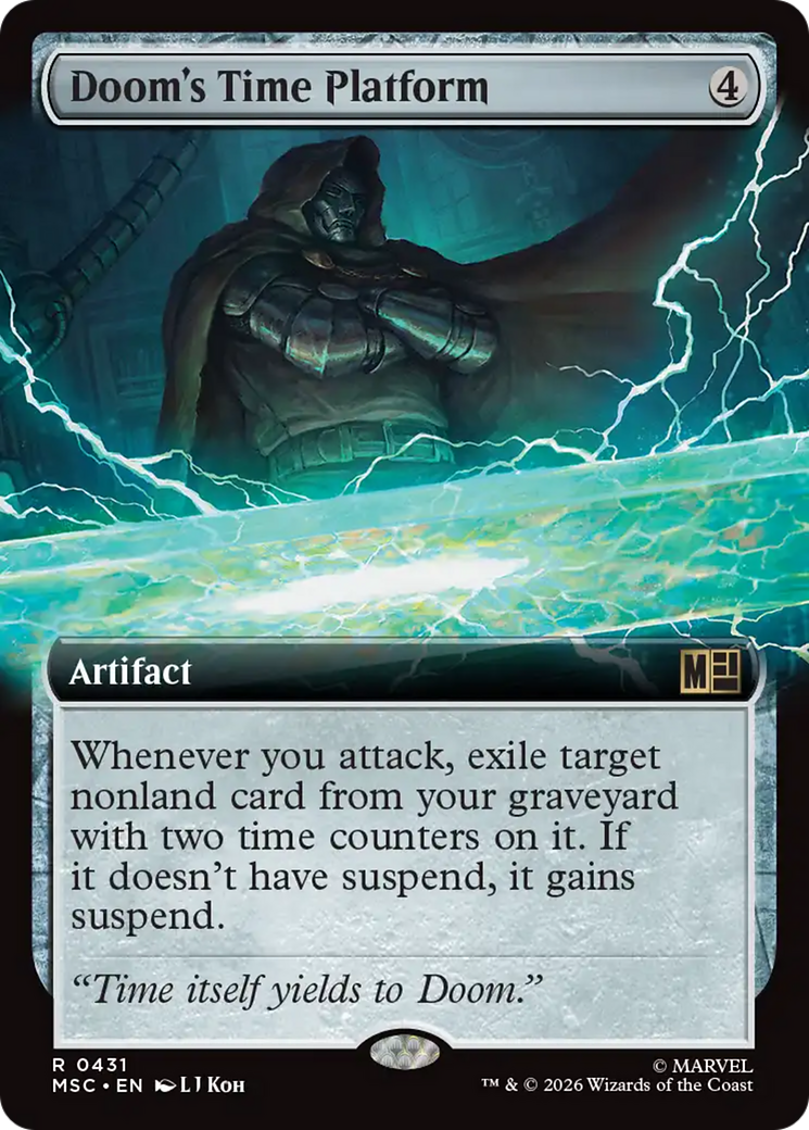 Doom's Time Platform (Extended Art) [Marvel Super Heroes Commander] | Exor Games Bridgewater