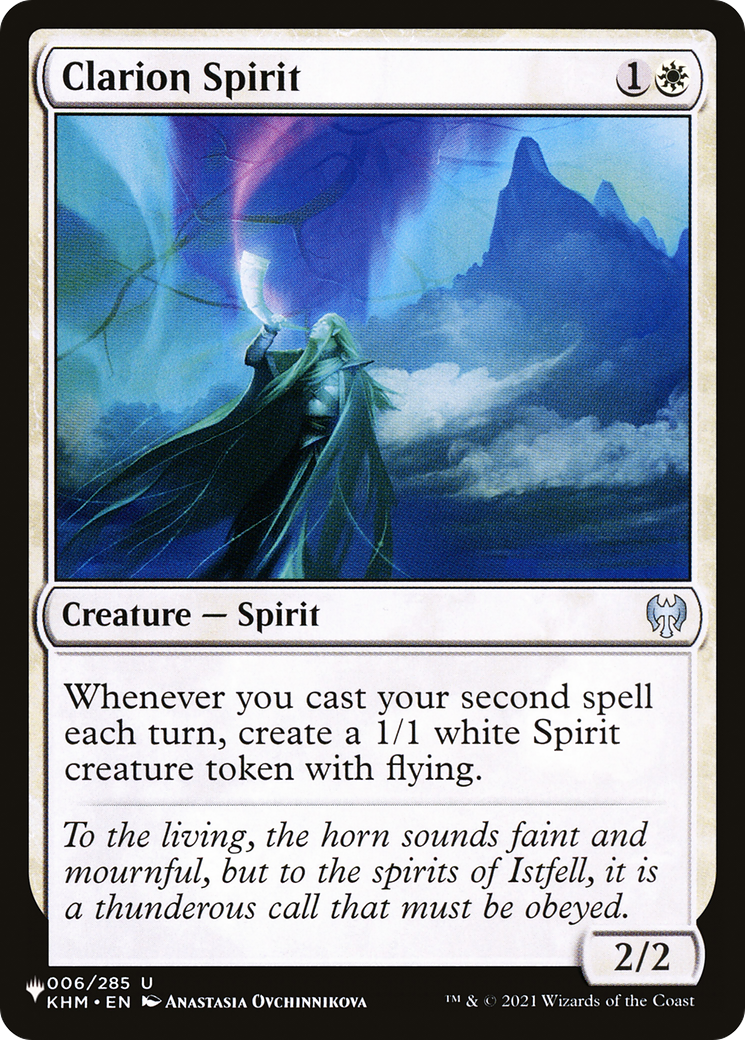 Clarion Spirit [The List Reprints] | Exor Games Bridgewater