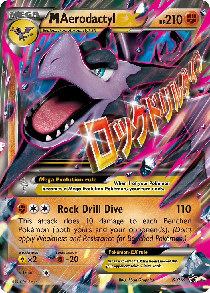 M Aerodactyl EX (XY98) [XY: Black Star Promos] | Exor Games Bridgewater