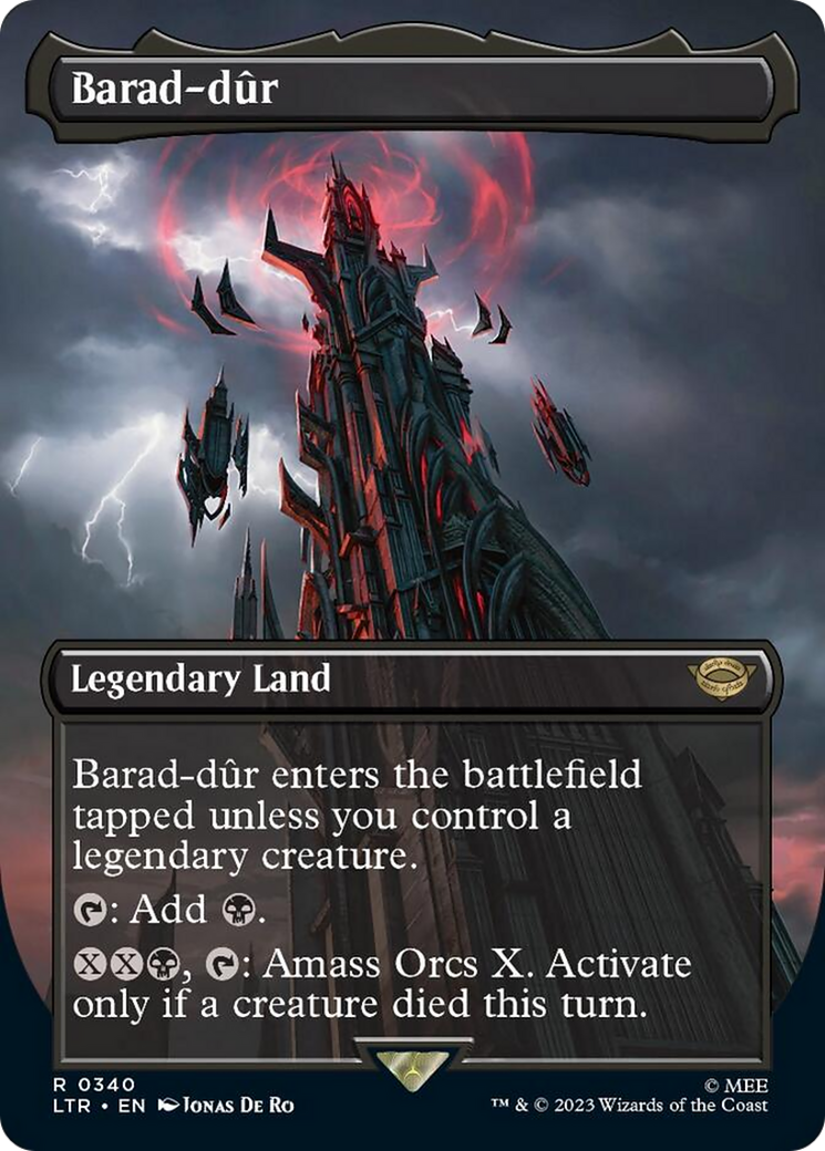 Barad-dur (Borderless Alternate Art) (340) [The Lord of the Rings: Tales of Middle-Earth] | Exor Games Bridgewater