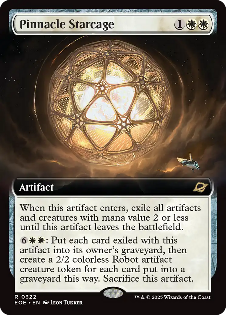Pinnacle Starcage (Extended Art) [Edge of Eternities] | Exor Games Bridgewater