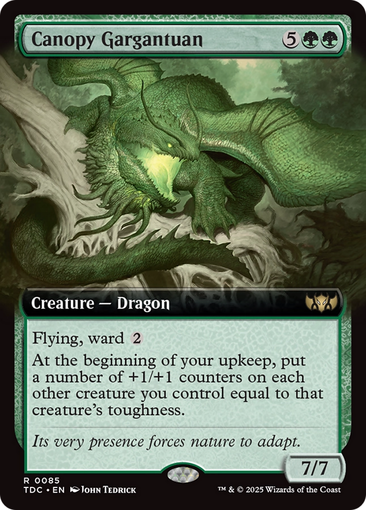 Canopy Gargantuan (Extended Art) [Tarkir: Dragonstorm Commander] | Exor Games Bridgewater