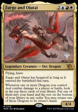 Zurgo and Ojutai (Promo Pack) [March of the Machine Promos] | Exor Games Bridgewater