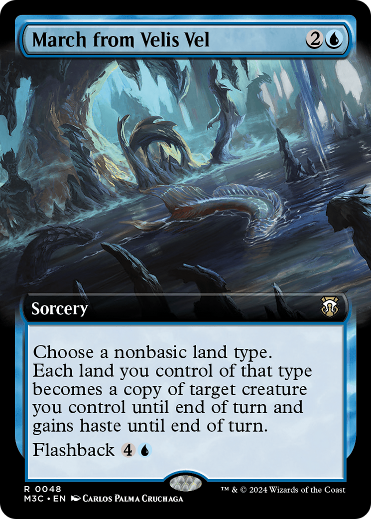 March from Velis Vel (Extended Art) [Modern Horizons 3 Commander] | Exor Games Bridgewater