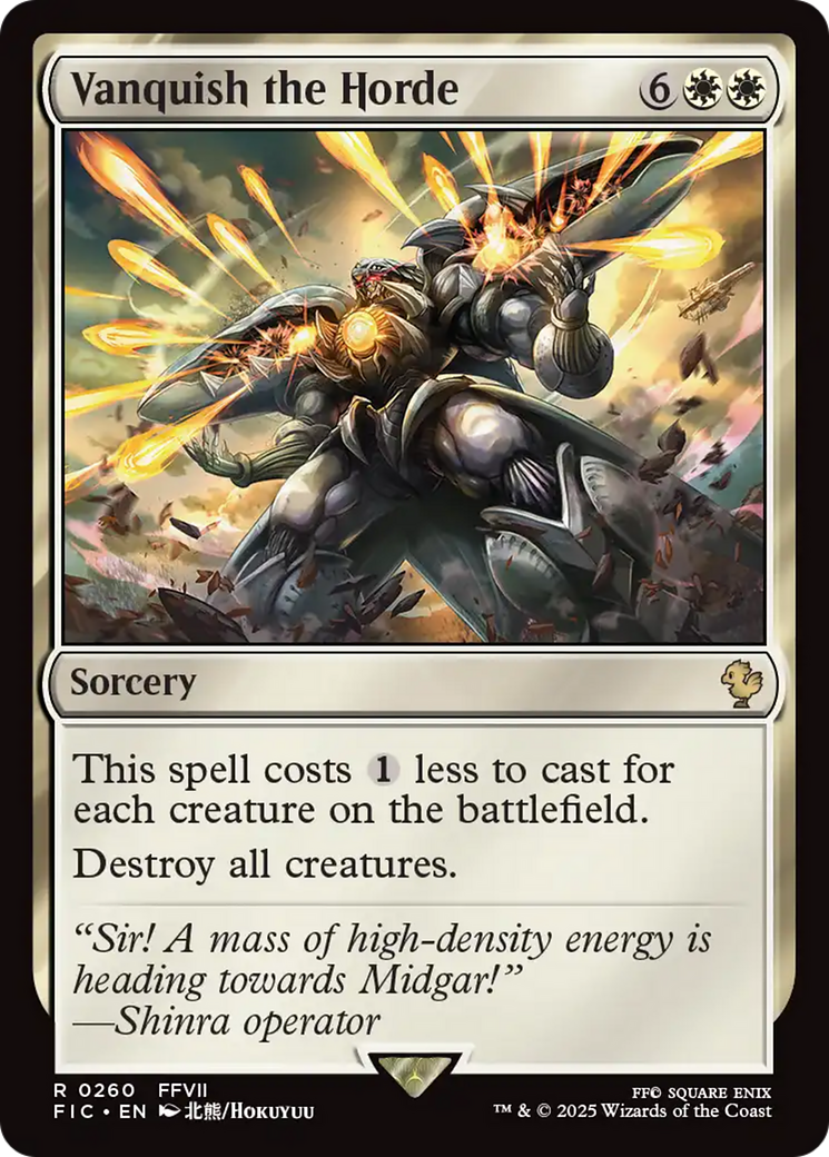 Vanquish the Horde [FINAL FANTASY Commander] | Exor Games Bridgewater