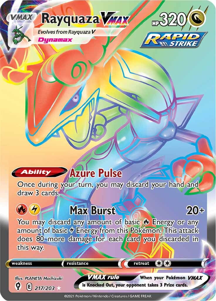 Rayquaza VMAX (217/203) [Sword & Shield: Evolving Skies] | Exor Games Bridgewater