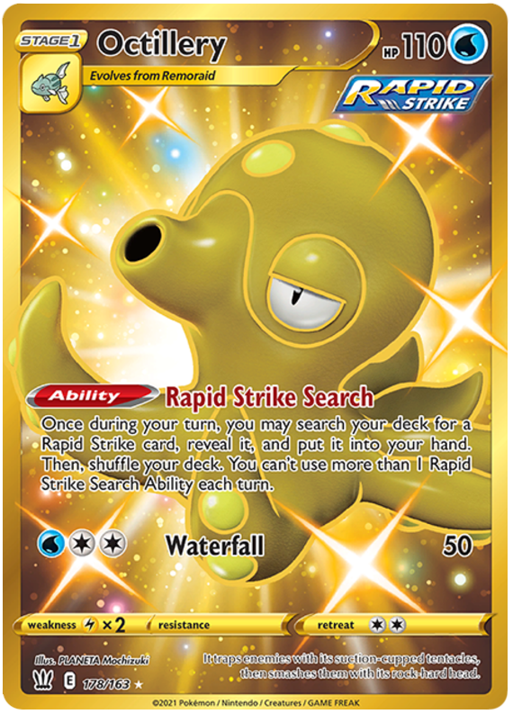 Octillery (178/163) [Sword & Shield: Battle Styles] | Exor Games Bridgewater