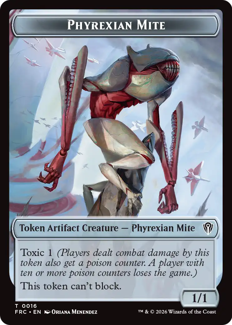 Kobolds of Kher Keep // Phyrexian Mite Double-Sided Token [Reality Fracture Commander Tokens] | Exor Games Bridgewater