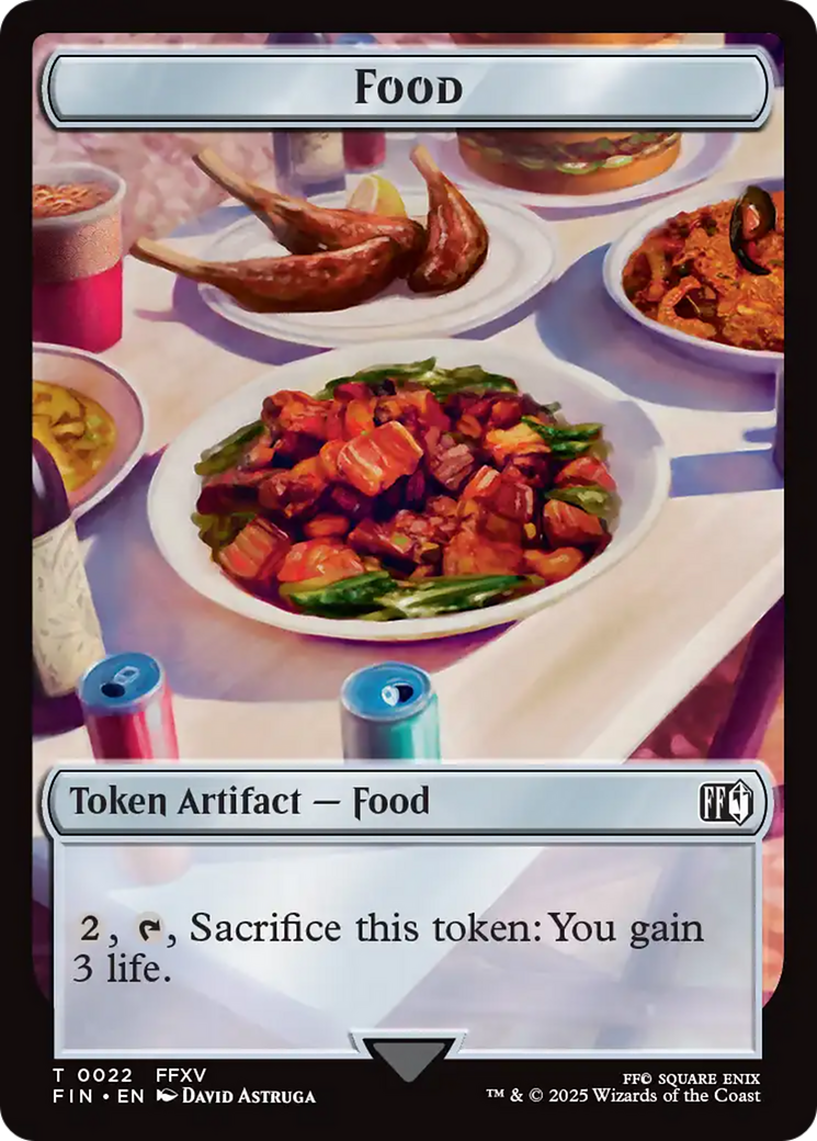 Hero (0002) // Food Double-Sided Token [FINAL FANTASY Tokens] | Exor Games Bridgewater