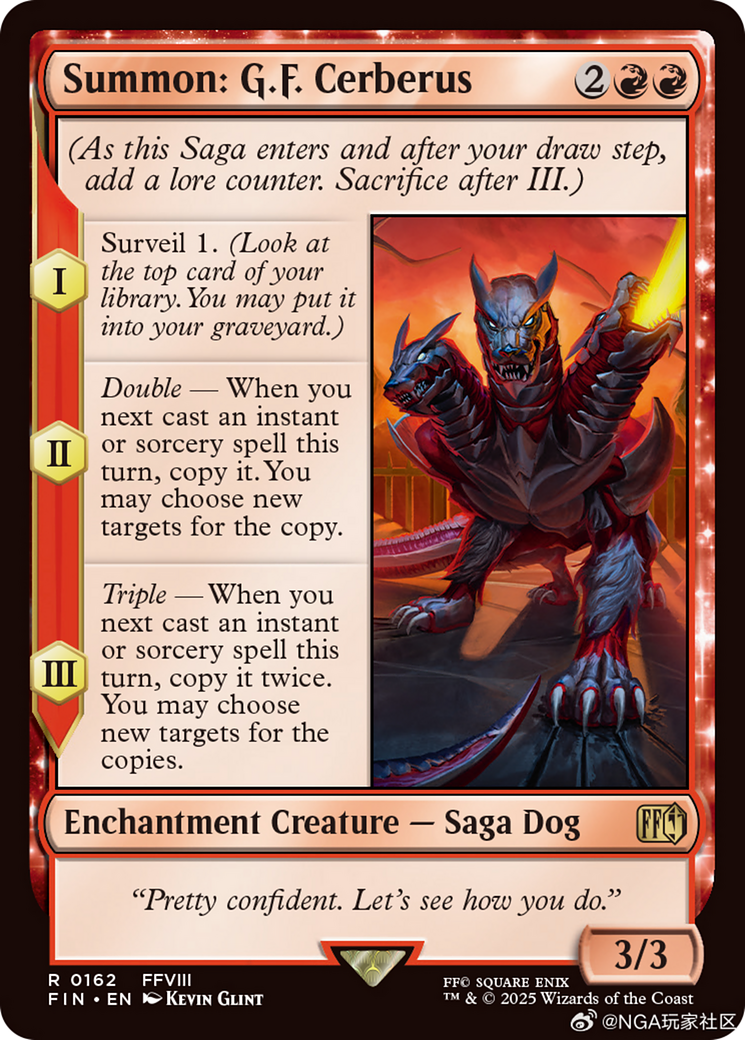 Summon: G.F. Cerberus [FINAL FANTASY] | Exor Games Bridgewater
