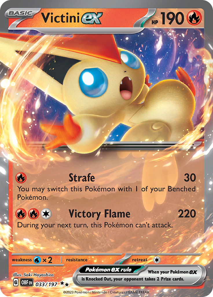 Victini ex (033/197) [Scarlet & Violet: Obsidian Flames] | Exor Games Bridgewater