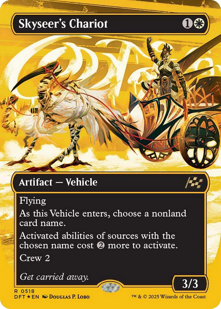 Skyseer's Chariot (Borderless) (First-Place Foil) [Aetherdrift] | Exor Games Bridgewater