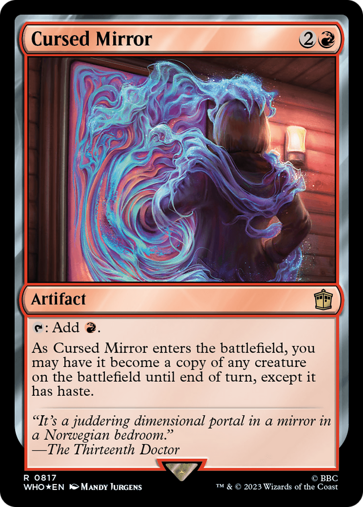 Cursed Mirror (Surge Foil) [Doctor Who] | Exor Games Bridgewater