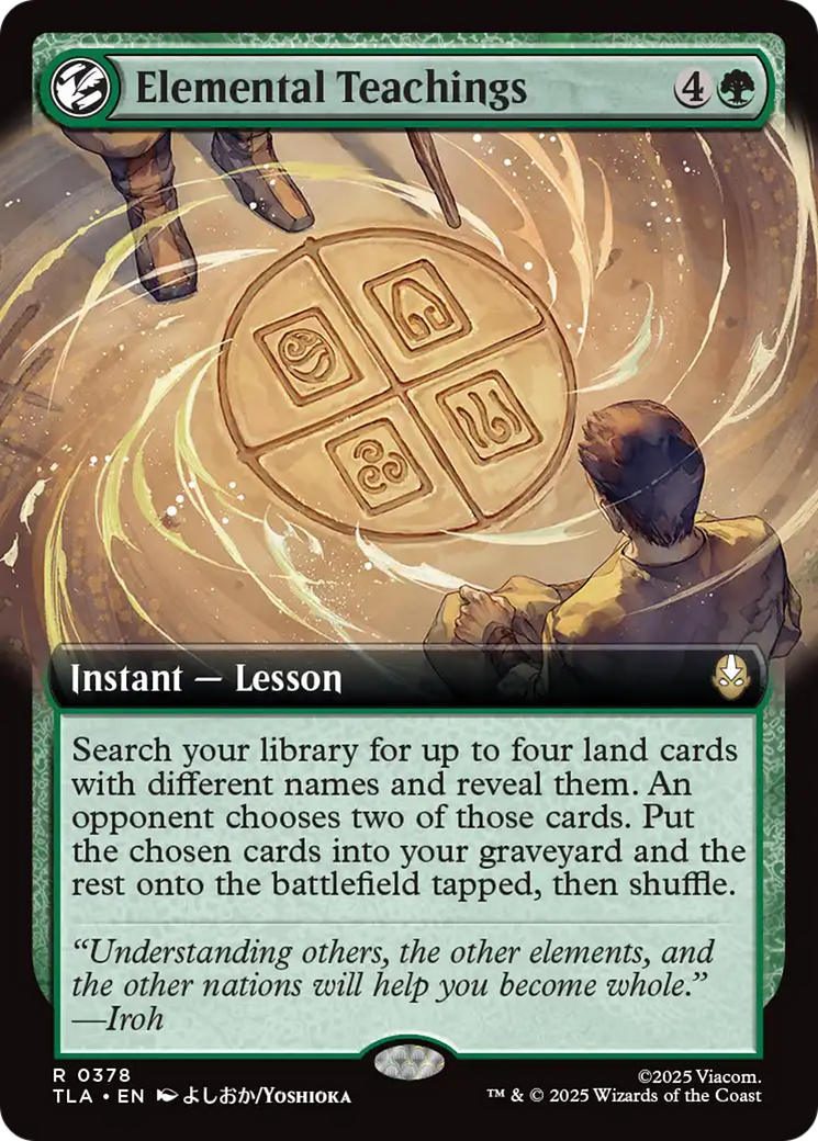Elemental Teachings (Extended Art) [Avatar: The Last Airbender] | Exor Games Bridgewater