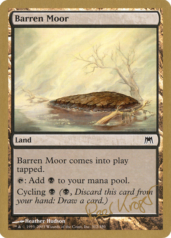 Barren Moor (Peer Kroger) [World Championship Decks 2003] | Exor Games Bridgewater