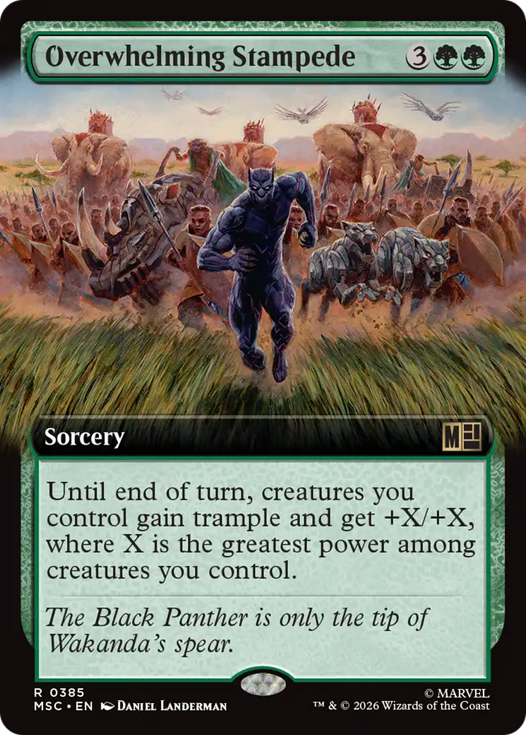 Overwhelming Stampede (Extended Art) [Marvel Super Heroes Commander] | Exor Games Bridgewater